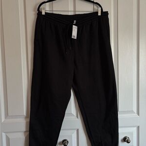 H&M Classic Black Joggers